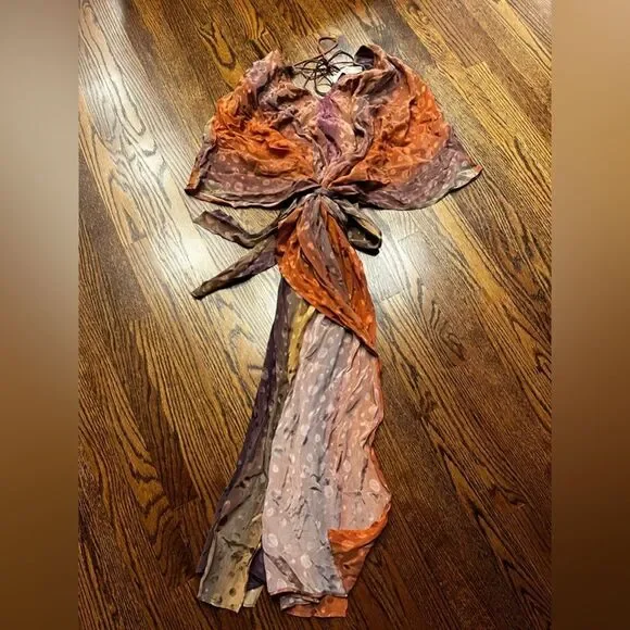 Free People Jen's Pirate Booty Electric Universe Kaftan Size - Picture 7 of 8